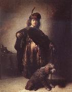 Rembrandt, Self-Portrait with Dog